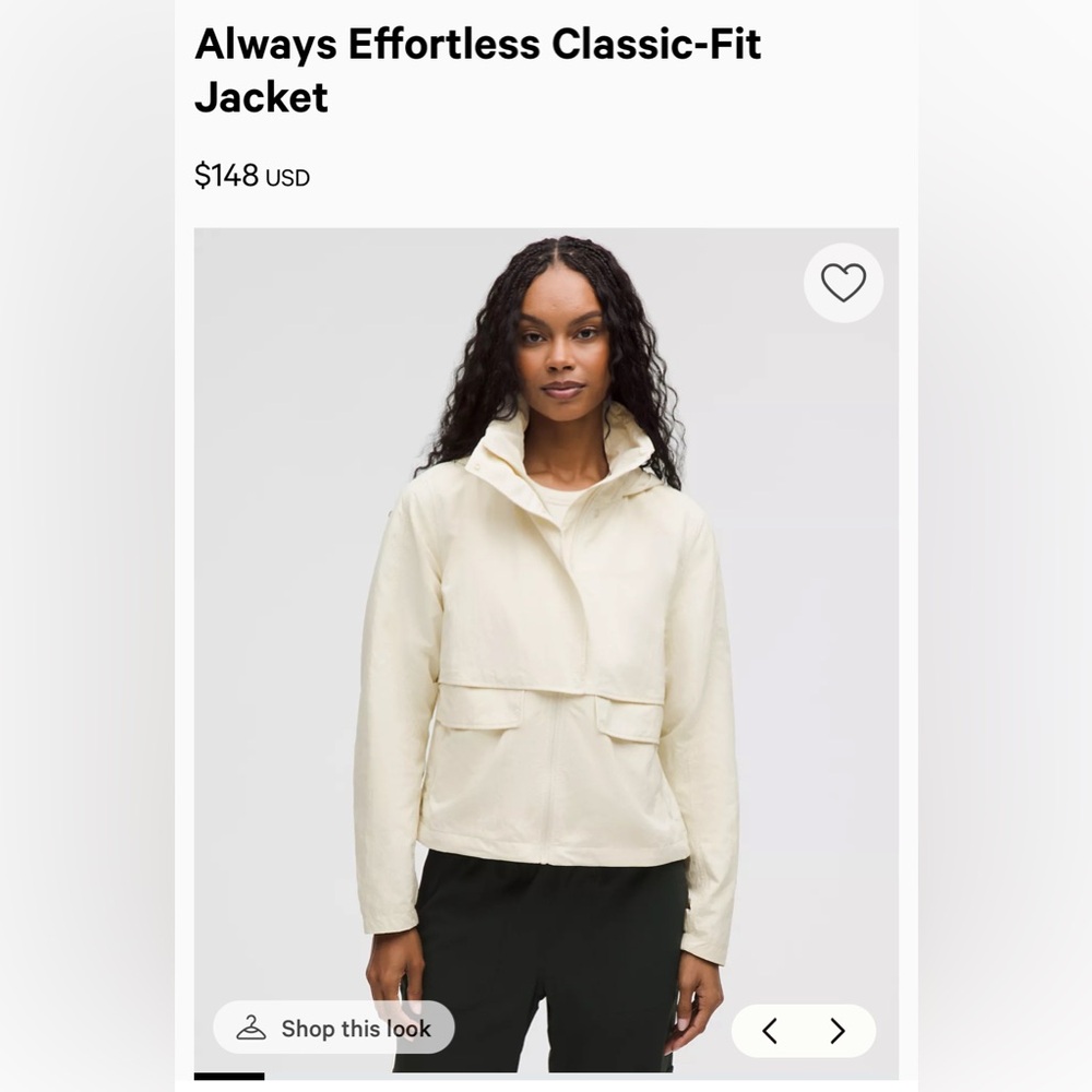 lululemon rain jacket